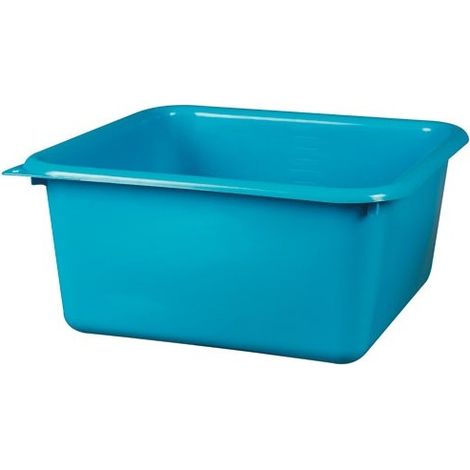 Cuvette carrée 38 x 38 cm 15L – Fabriquée en France – 100% plastiques recyclés – Écologique et durable – Aluminium Et Plastique