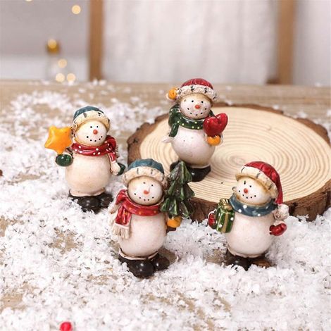 Décoration de Noël en résine, ornement de bureau, accessoires de Noël - FFY (1/4)