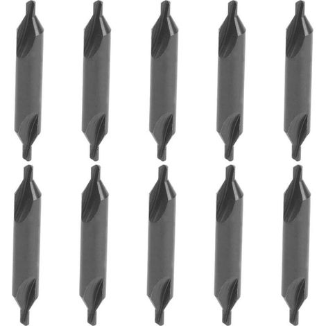 CSPARKV Lot de 10 forets combinés en acier rapide résistant à l'usure pour perceuse d'établi, fraiseuse (1/5)
