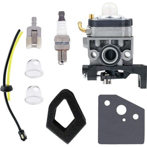 Carburateur pour Honda GX25 GX35 GX50 HHT35 HHT35S 16100-Z0Z-034 815, Carburateur de Débroussailleuse & Souffleur & Moteur 4-Temp Kit Réparation avec Filtre Joint Bougie (1/5)