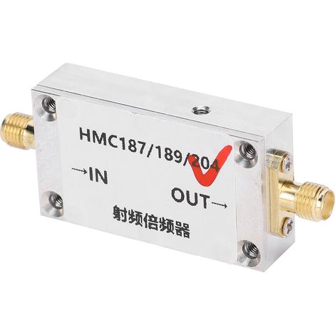 Doubleur de fréquence en alliage d'aluminium, entrée : 4–8 GHz, sortie : 8–16 GHz (1/5)