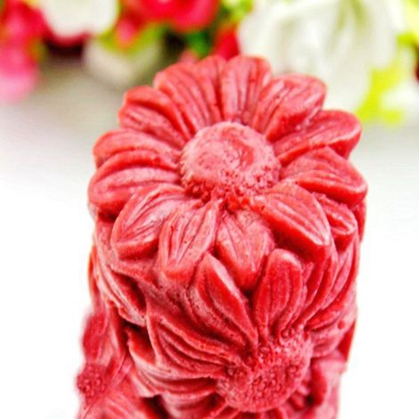 Silikon-Sonnenblumen-Seifenform, DIY-Backwerkzeug zum Dekorieren von Fondant und Kuchen, wiederverwendbare Backform. (1/3)