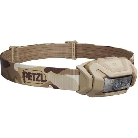 PETZL ARIA 1R RGB LAMPE FRONTALE - CAMOUFLAGE (450 LM) [NOUVELLE GÉNÉRATION] E069DB01