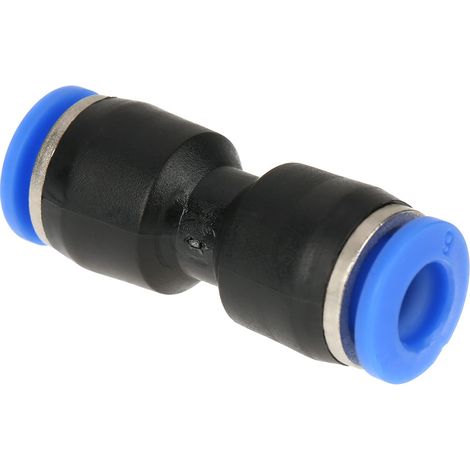 20 raccords pneumatiques droits à pousser, tube Ø6mm, filetage 1/4'', pour conduite d'air, lot de 20 (1/5)