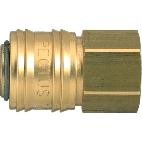 Raccord rapide pneumatique Legris, Filetage femelle vers Femelle 1/2 in Female 25mm 1/2pouces Adaptateur chargeur en ( Prix pour 1 )