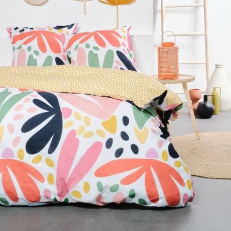Parure de lit - TODAY Sunshine - 240x220 cm - 2 personnes - coton imprimé graphique (1/3)