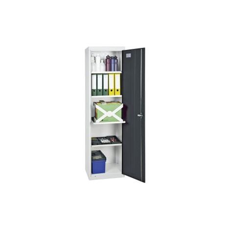 Stumpf  armadio  attrezzi  e  materiali  serie  3000  grigio  chiaro/antracite  +  4  ripiani  estraibili  -  3005071