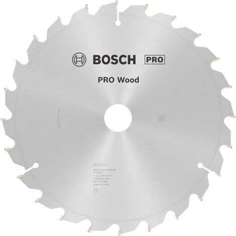 Bosch PRO Wood Kreissägeblatt, 254 x 2 x 30 mm, T24
