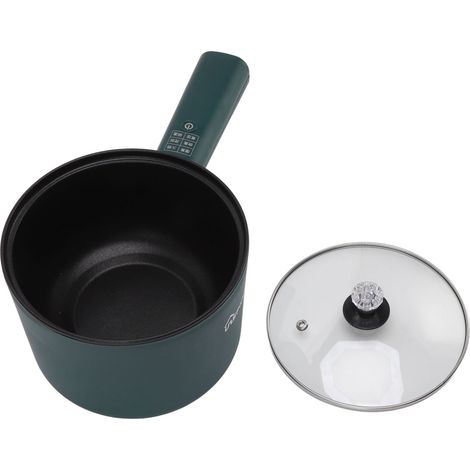 Petite bouilloire électrique verte, capacité de 1,8 litre, revêtement antiadhésif, multifonction, idéale pour les résidences étudiantes, tension européenne 220 V (1/5)