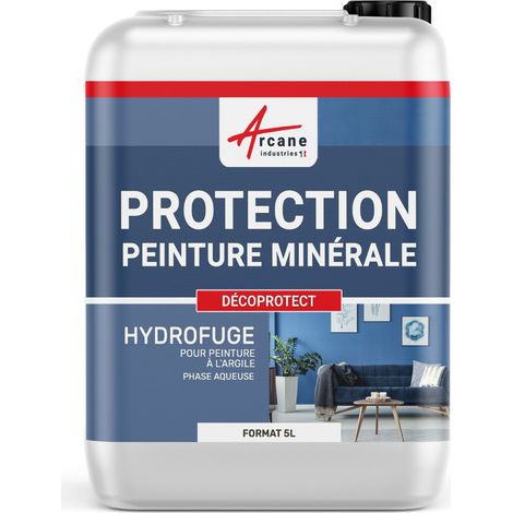 Protection, eau, gras, peinture, minerale, argile, chaux, decoprotect - 5 L - ARCANE INDUSTRIES