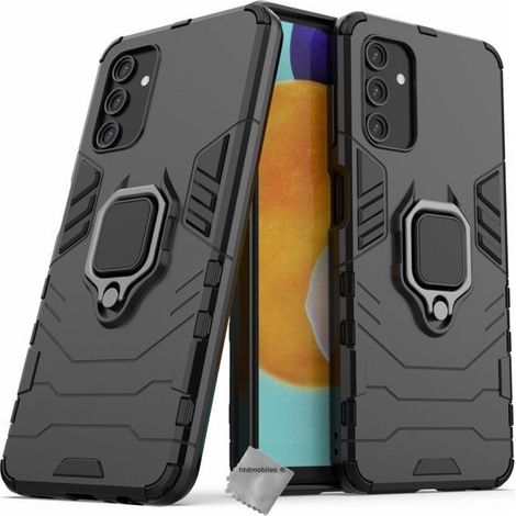 Coque rigide anti choc pour Samsung Galaxy A13 4G + verre trempe - NOIR