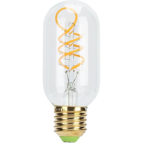 LED-Lampe mit doppelter Spirale, antikem, flexiblem Glühfaden, Retro-Design, 110 V, E27, 4 W, für Arbeitszimmer, Esszimmer, Schlafzimmer (1/5)