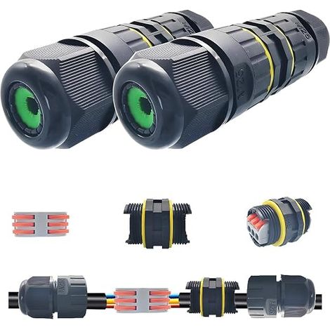 Connector, Waterproof Connector, 3-Way Outboard Junction Box, Cable Diameter 6 11 mm (1/5)