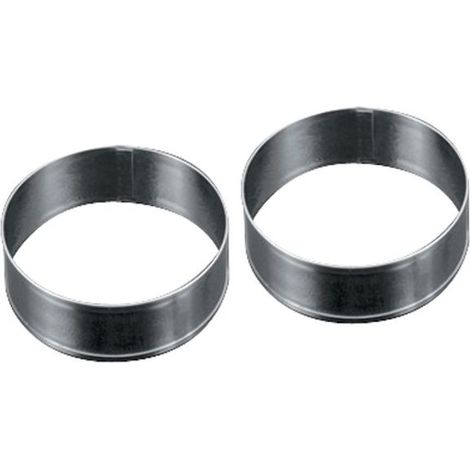 Lot de 2 cercles à pâtisserie - METALTEX