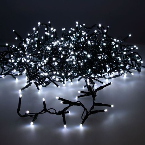 Guirlande Led Compacte Clignotante 750 Led Blanc Froid 16m Extérieur - Lumineo (1/5)