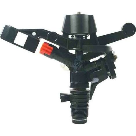 Arroseur asperseur 3/4'' – Portée 13-18 m – Angle d'irrigation réglable 360º – Débit 1040-2100 l/h – Joints haute résistance (1/5)