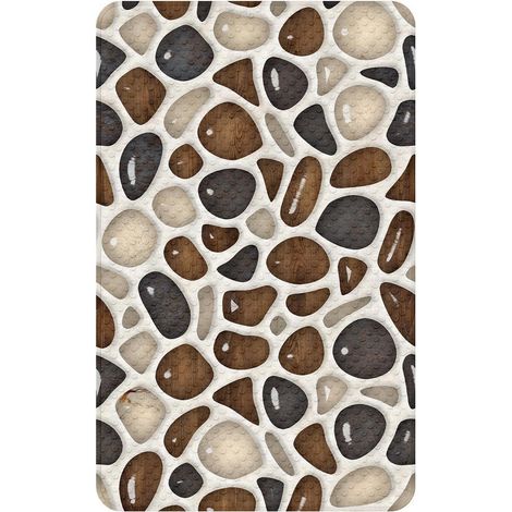 Duschmatte rutschfest 50x80cm mit Saugnäpfen, antibakteriell, maschinenwaschbar