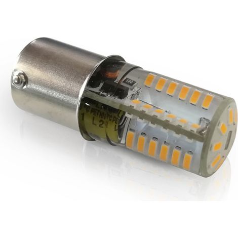 (Recommandé par Yimai) Voyant LED BA15S, feu stop LED Bay15D pour voiture, 12 V CC/CA (3000 K 12 V CC/CA - Spécification BA15D) (1/2)