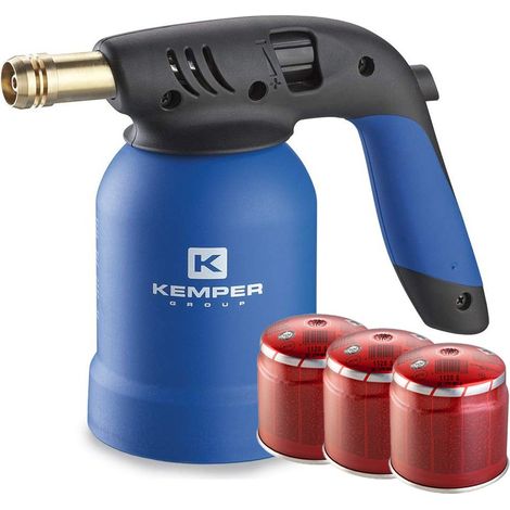 Kemper KE2019 Lampada per Saldare Tornado + 3 Cartucce Gr.190 (1/5)