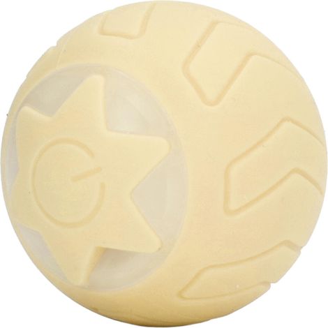 Intelligenter Haustier-Spielball aus ABS und Silikon, automatisch rollend, interaktiver Katzenball für Zuhause, Gelb (1/5)