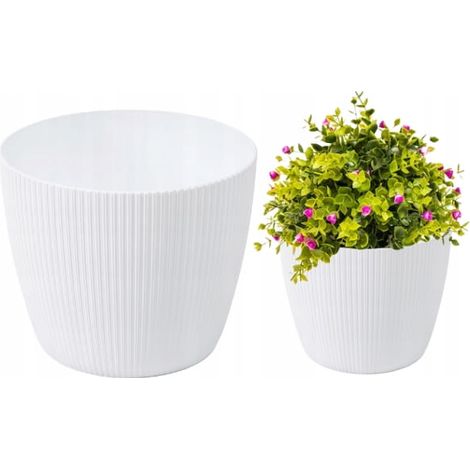 Pot de fleurs Magnolia Jumper, couvercle en plastique blanc, 11 cm (1/2)