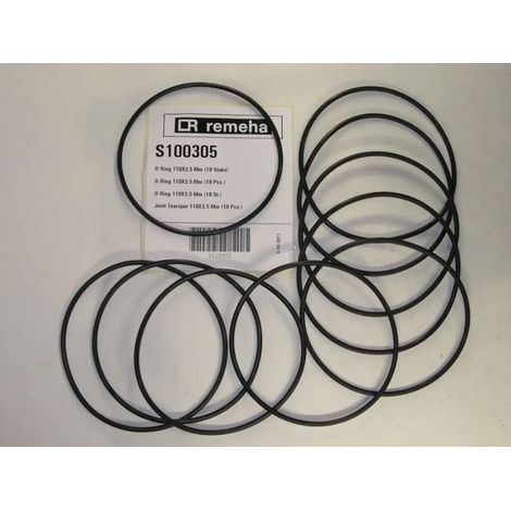 Remeha Joint torique 110x3,5 Gaz 210 V3, S100305