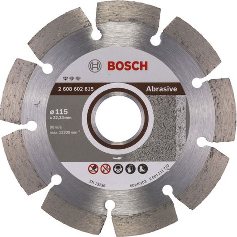 Disco diamantato standard per abrasivi, 115 x 22,23 x 6 x 7 mm