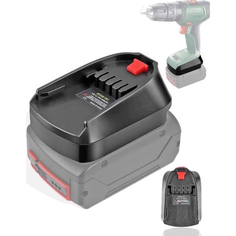 Akkuadapter BOSB18C für Bosch Professional 18V-Systemakkus. Kompatibel mit den GBA 18V-Akkus BAT609, BAT610, BAT618 und BAT619. Geeignet für Bosch 18V PBA-System-Elektrowerkzeuge. (1/5)