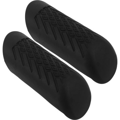 Protections de Cadre en Caoutchouc Noir pour Moto Rétro Paire de Pare-chocs de Protection Renforcée Manchons Résistants aux Chocs et Intempéries Accessoires Universels pour Cadre (1/5)