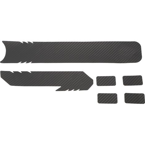 Ruban de Protection pour Cadre de Vélo en Simili Cuir, Antidérapant et Résistant aux Rayures pour Fourche et Tubes, Style Fibre de Carbone (1/5)