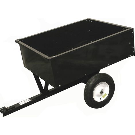 103 x 78 x 32 cm ausziehbarer Rasentraktorwagen aus Metall