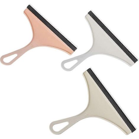 1 raclette pour vitre, lame souple en PP+TPR, 22x20 cm, pour miroirs, salle de bain, fenêtres et pare-brise (1/4)