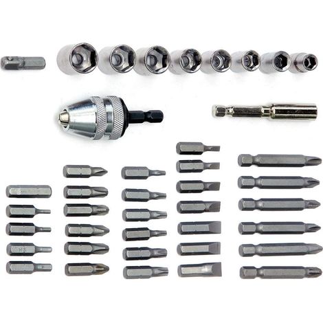 Mini visseuse sans fil Multiplex 3,6 V 5 Nm 41 TLG Kit complet avec mandrin pour perceuse sans fil (1/5)