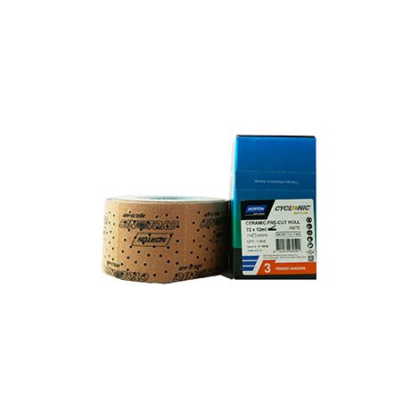 NORTON ROTOLO CYCLONIC A975 SALMONE 72 MM X 12MT PEZZI 1