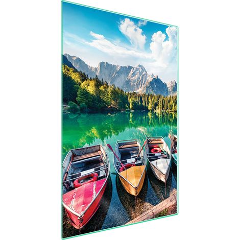 TAGLIERE IN VETRO 35x52 Barche (1/5)