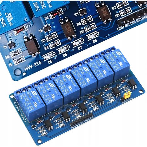 Rosfix 6-Kanal-5-V-Arduino-Relaismodul