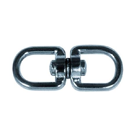 Koncreto Girello Tondo Mm  65  Pz 1 In Acciaio Nichelato, Girevole. In Blister.