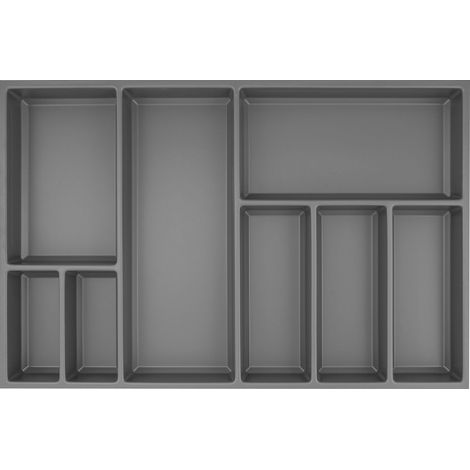 Agoform Besteck Organizer Sky Besteckeinsatz 720x53x473 Kunststoff schiefergrau (1/4)