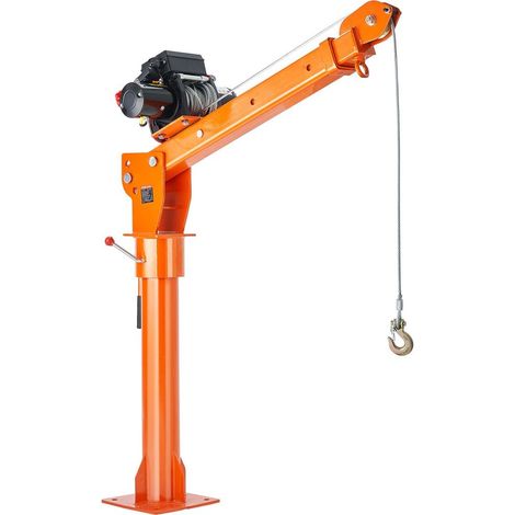 998 kg Grue de levage électrique sur attelage, avec treuil 2722 kg, pour camionnette et levage en chantier (1/5)