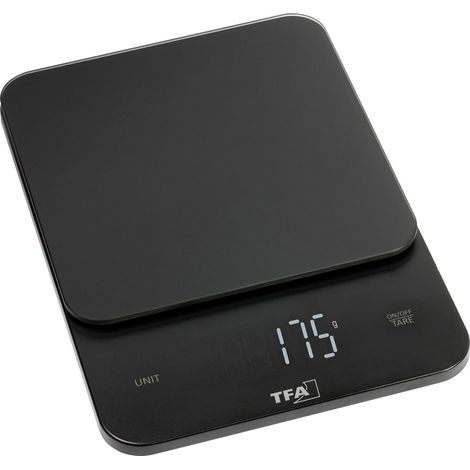 TFA Dostmann BROWNIE Digitale Küchenwaage digital digital Wägebereich (max.)=5000 g Schwarz 130 x 18 (1/5)