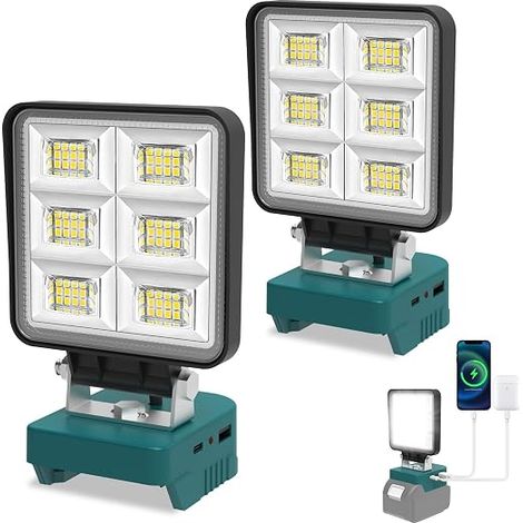 2 Piece Construction Light for 18 V, 48 W Work Light (1/5)