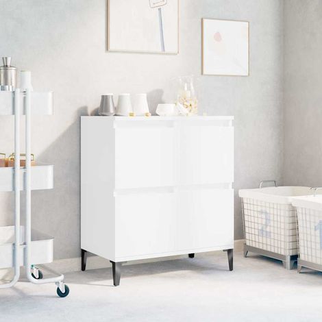 vidaXL Sideboard White 60x35x70 cm Engineered Wood (1/5)
