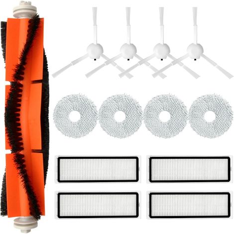 Lot de 13 Accessoires pour Robot Aspirateur Dreame L10s Ultra et Xiaomi X10 Compatible S10 S10 Pro Brosses Principale Latérale Nettoyage (1/4)