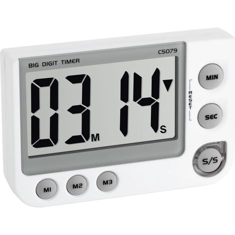 TFA-Dostmann 38.2024 Timer digitale da cucina bianco (1/4)