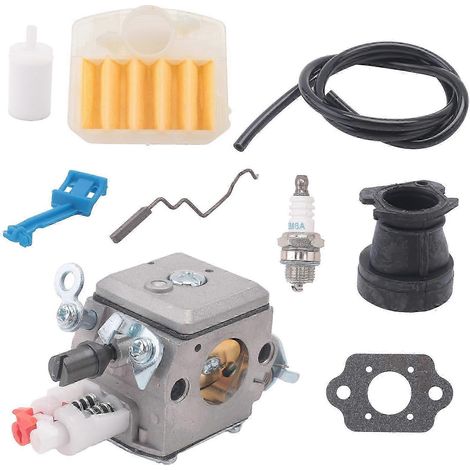 Compatible avec les tronçonneuses Husqvarna 340 345 346 XP 350 351 353, le carburateur 503283208 remplace le carburateur monotube Jonsered C3-EL18B EM. (1/5)