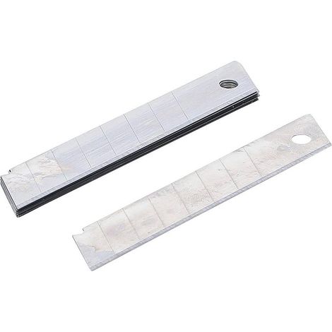 Jeu de Lames de Rechange 18 mm - 10 pcs - Acier, Résistantes et Précises - D-Work (1/5)