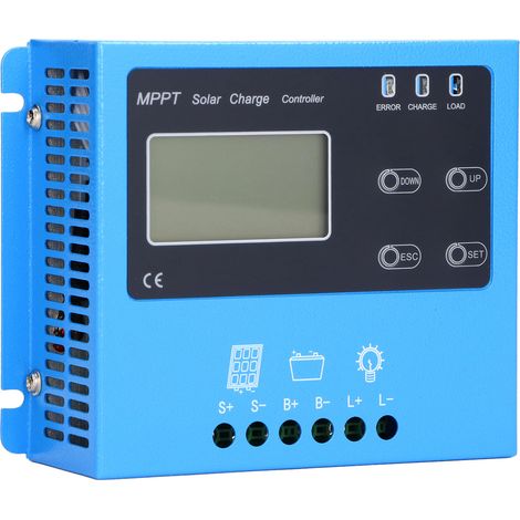 Solar-Laderegler MPPT, Panel-Batterieregler, DC 12V/24V, Erkennung 10A, 120W/240W (1/5)