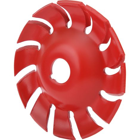 Disque à tronçonner le bois, rouge, 12 dents, 90 x 16 mm, pour meuleuses d'angle, outil de travail du bois (1/5)