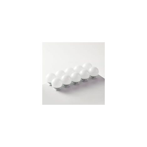 Lumière de Miroir, Led Miroir Coiffeuse Lumière Miroir Coiffeuse Maquillage Rampe Removable Lampe pour Miroir 3 Couleurs éclairage pour Coiffeuse - Lot de 10 (1/4)