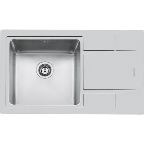 Foster S4000 86.1V.45.FT Lavabo sobre-encimera Rectangular Acero inoxidable (1/3)